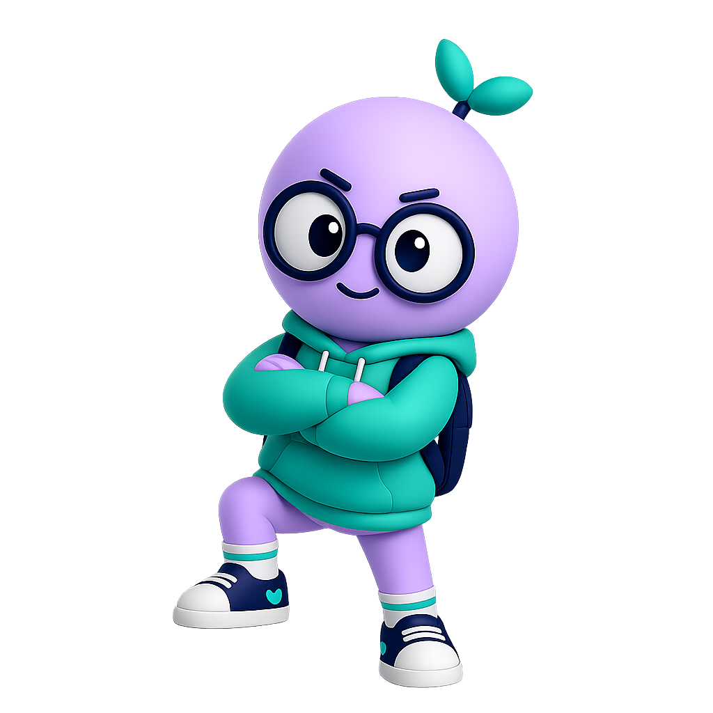 Cog flexing his muscles